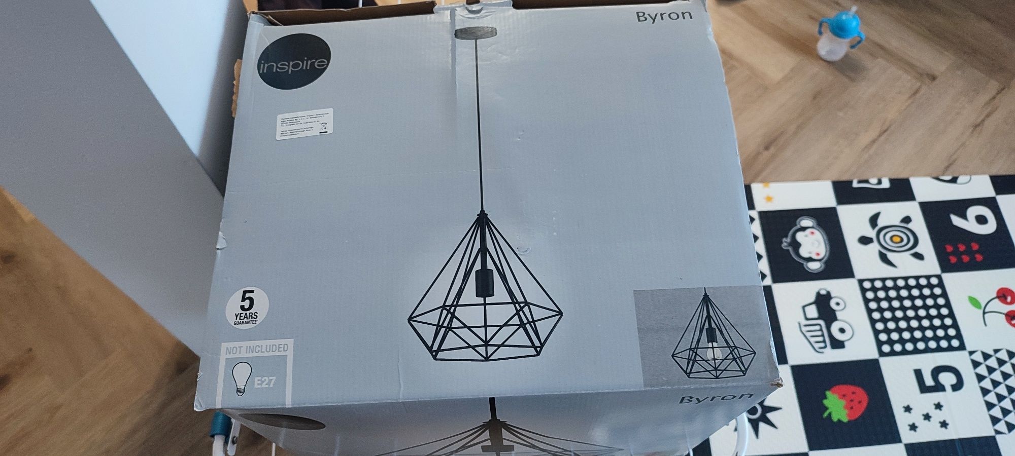 Lampa wisząca Byron czarna E27 Inspire