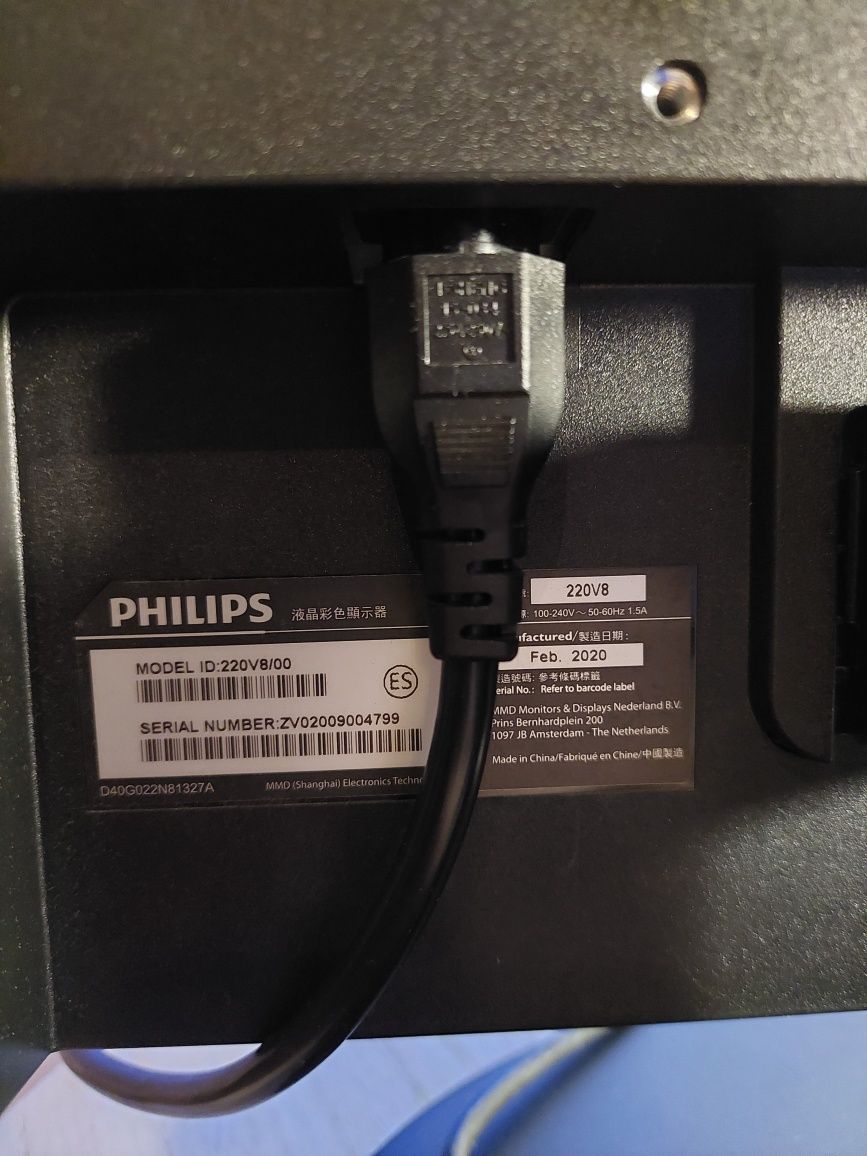 Monitor Philips 220V8/00