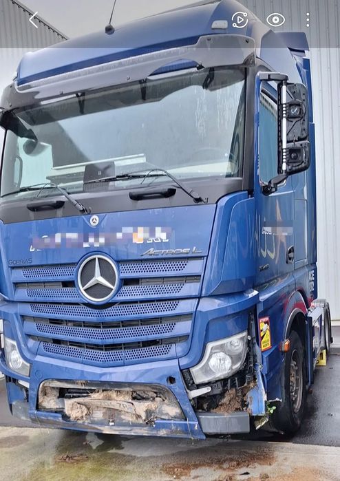Mercedes-Benz Actros 1848 MP5 120t km/ BIG space  uszkodzony