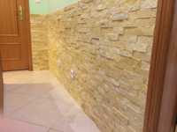 Pedra creme para decoração de paredes
