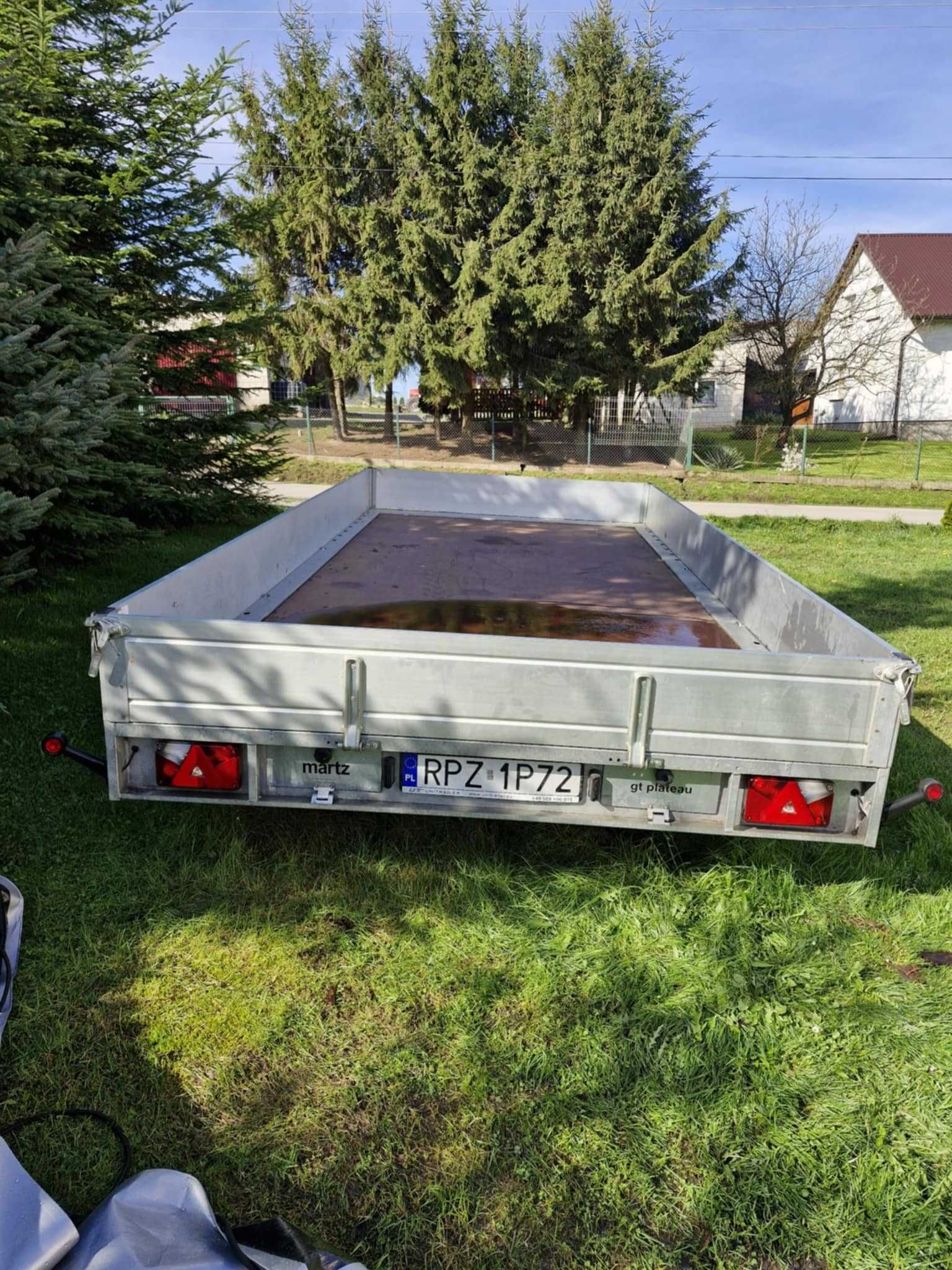 MARTZ laweta przyczepa 4.5m/2.1m 2022Rok 3T. DMC