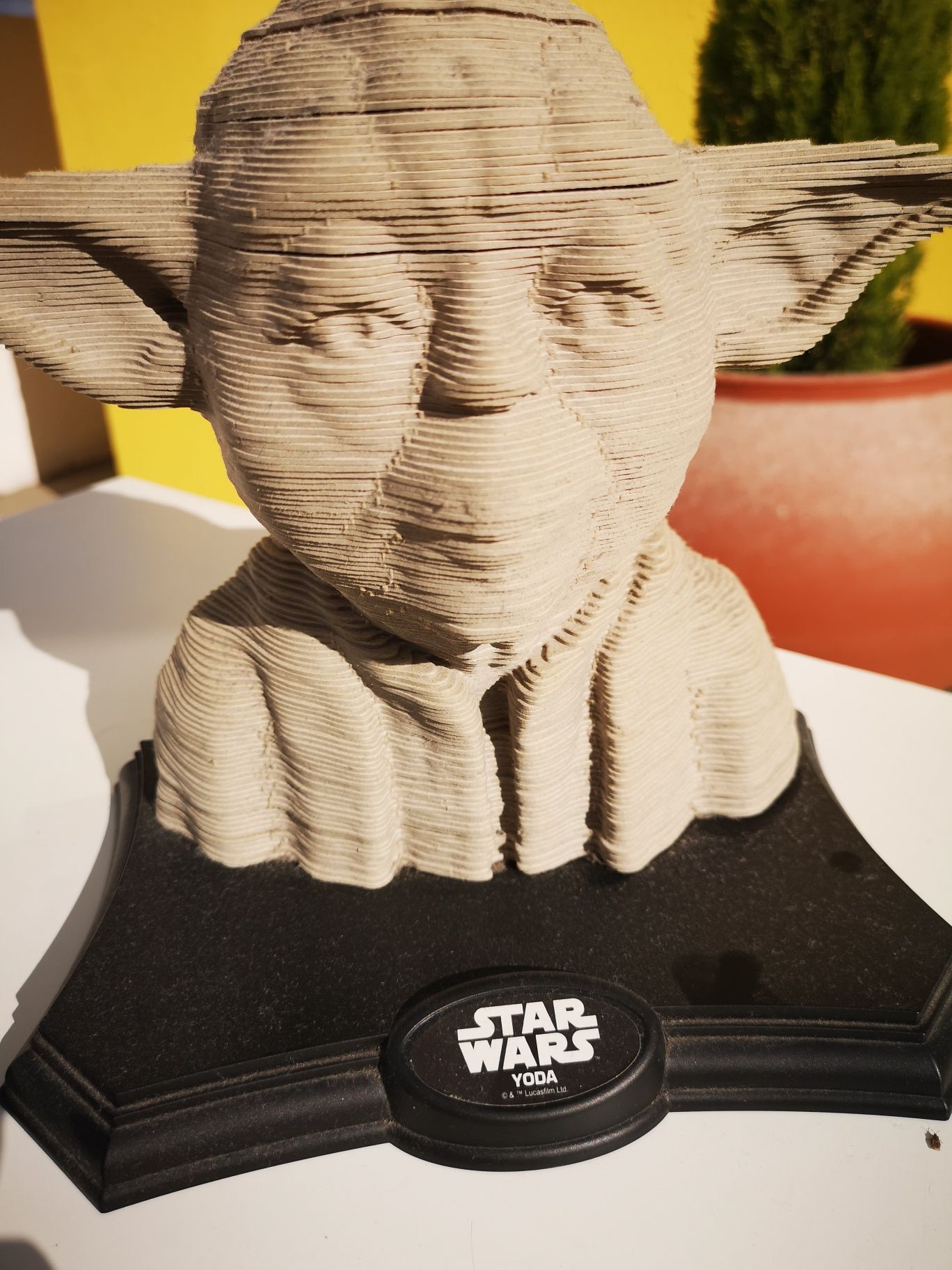 Puzzle 3D busto Yoda - Star wars