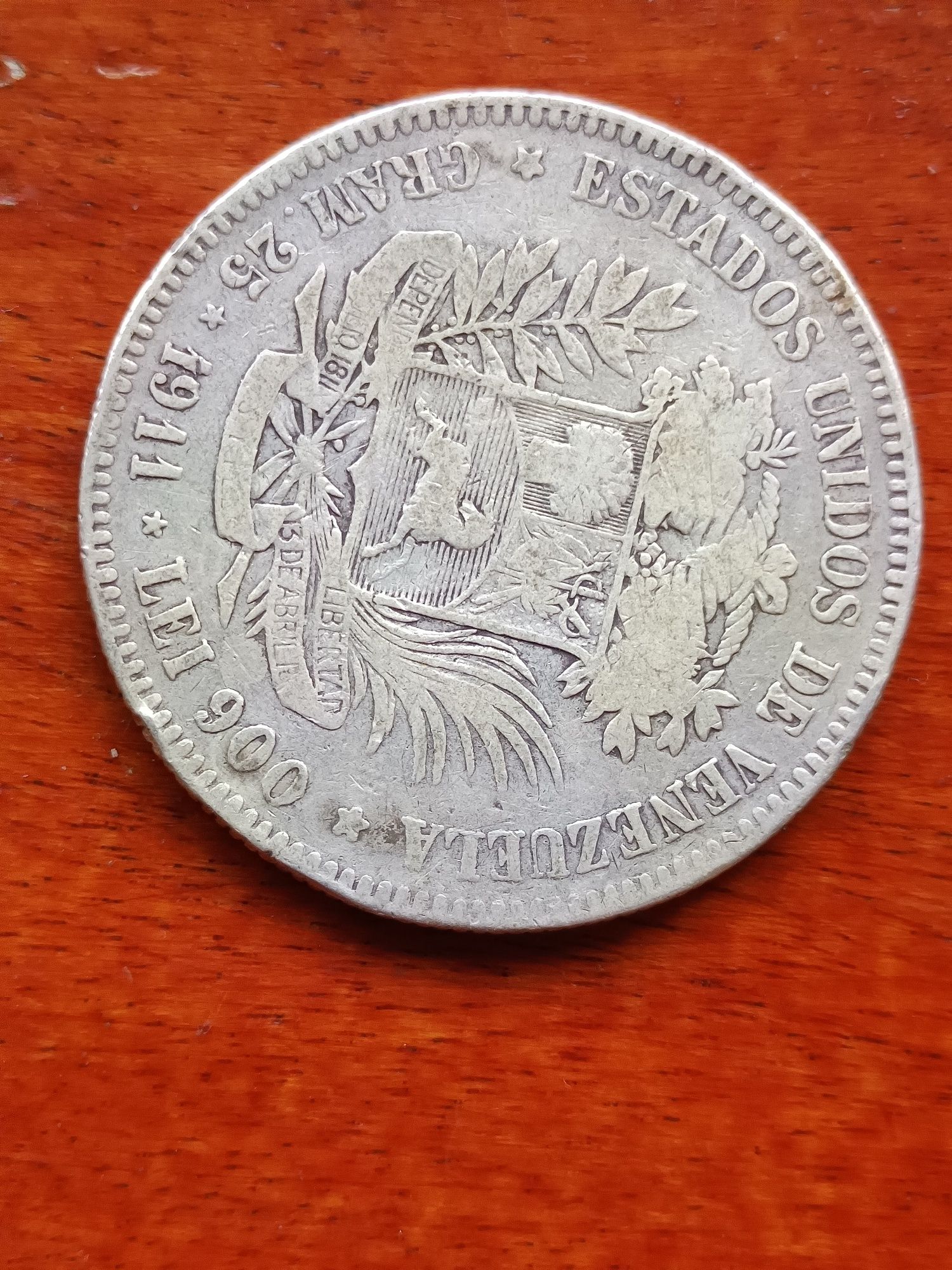 Moedas antigas Venezuela