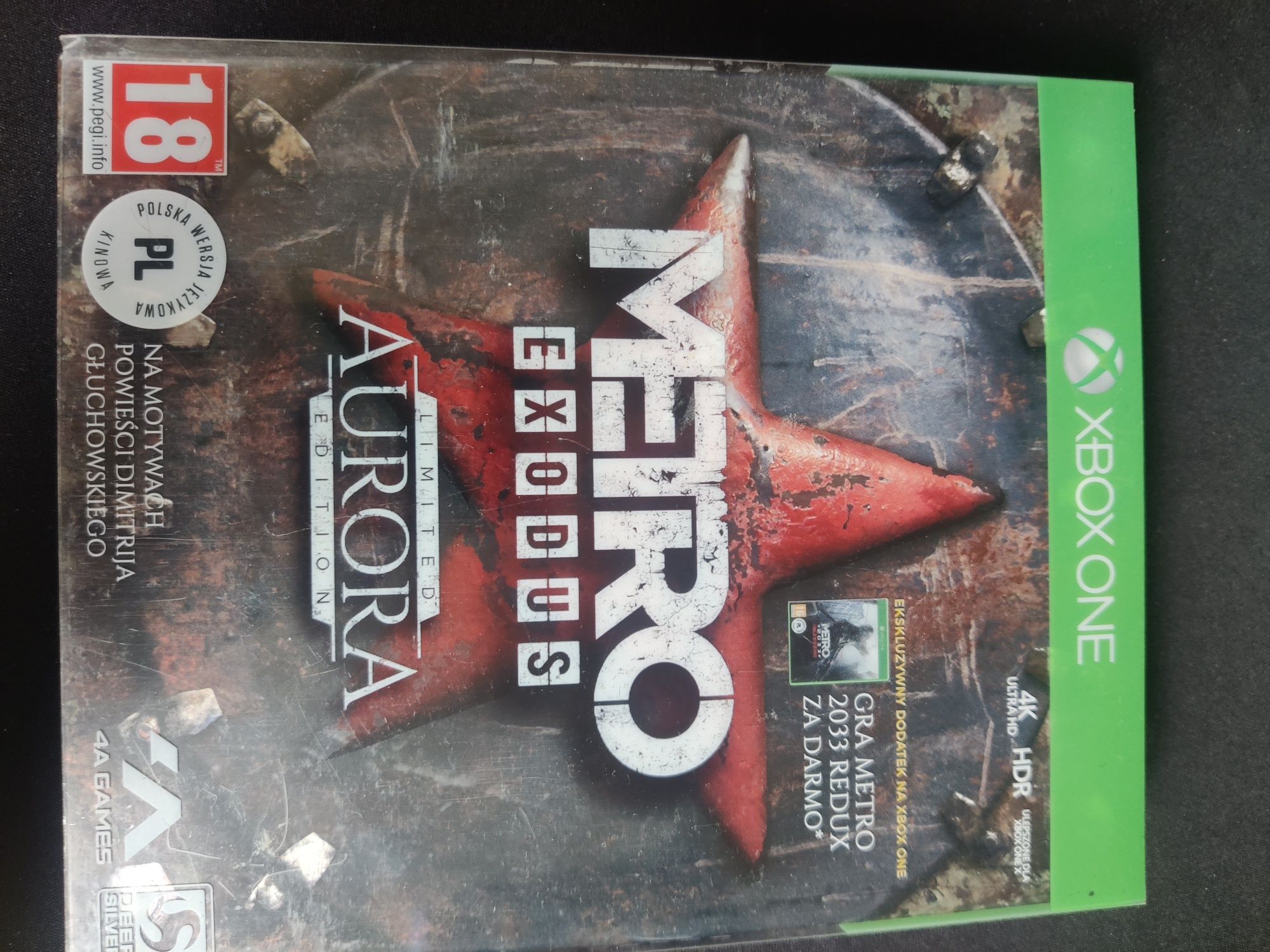 Metro exodus edycja Aurora Xbox one