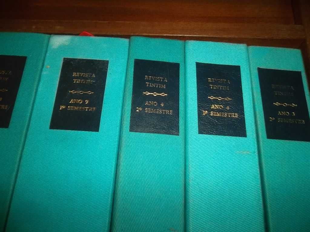 Volumes TINTIN. Encadernações não editoriais. Desde o 3º ano.