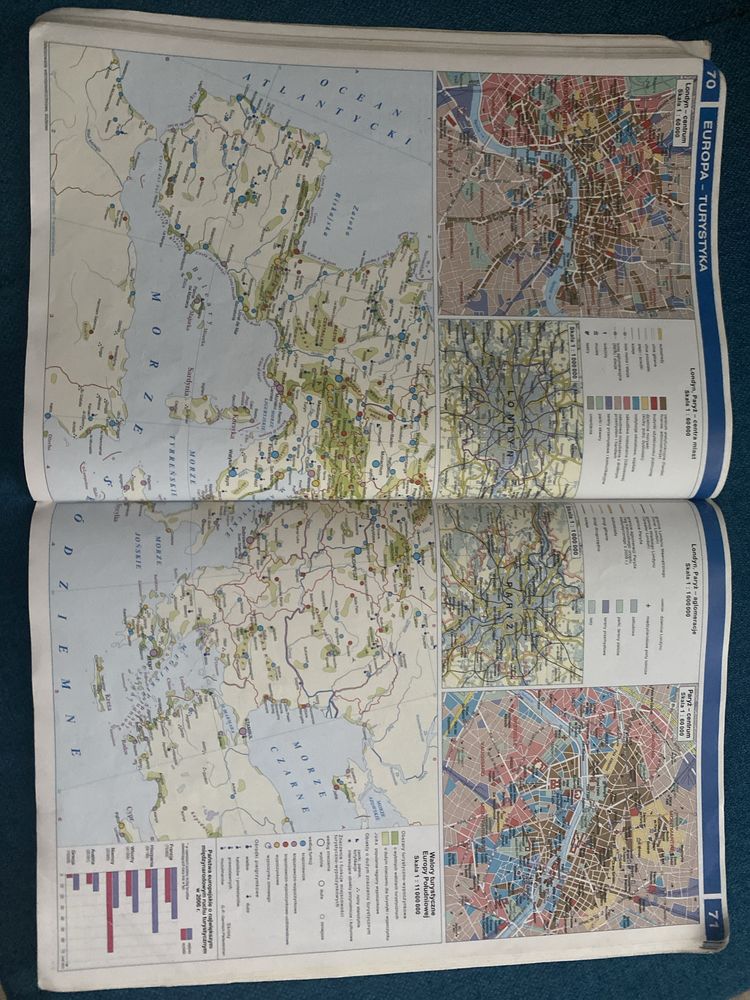 Atlas geograficzny Polska,kontynenty,świat 2013