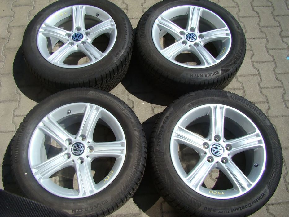 a263 5x120 VW Transporter Caravelle Multivan T5 T6 7,5jx17 opony zima