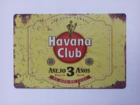 Nowy metalowy szyld Havana Club oldschool rum bar loft oldschool ozdob
