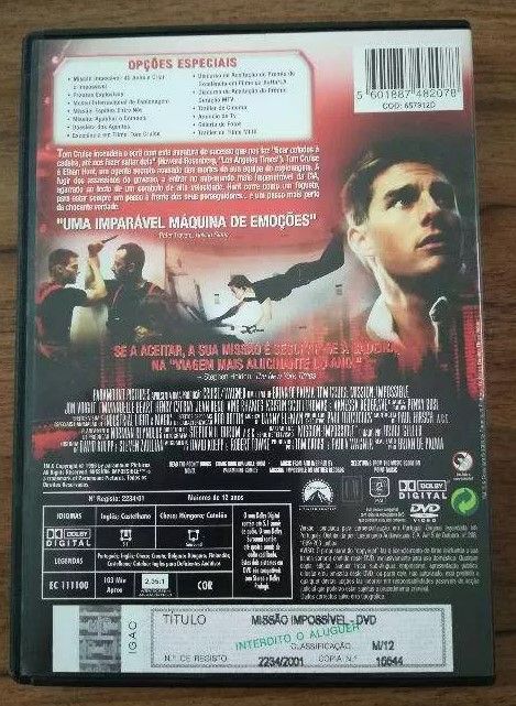 DVD | Missão Impossível | Mission: Impossible
