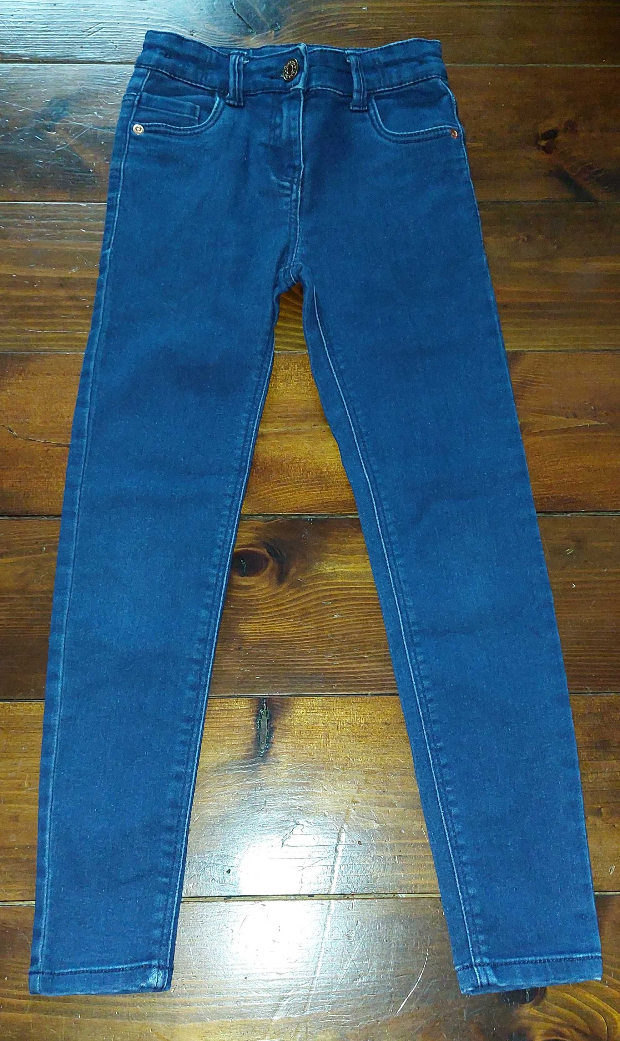 TU, Spodnie jeansowe dla dziewczynki, rurki, rozmiar 128