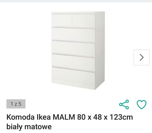 IKEA  MALM komoda