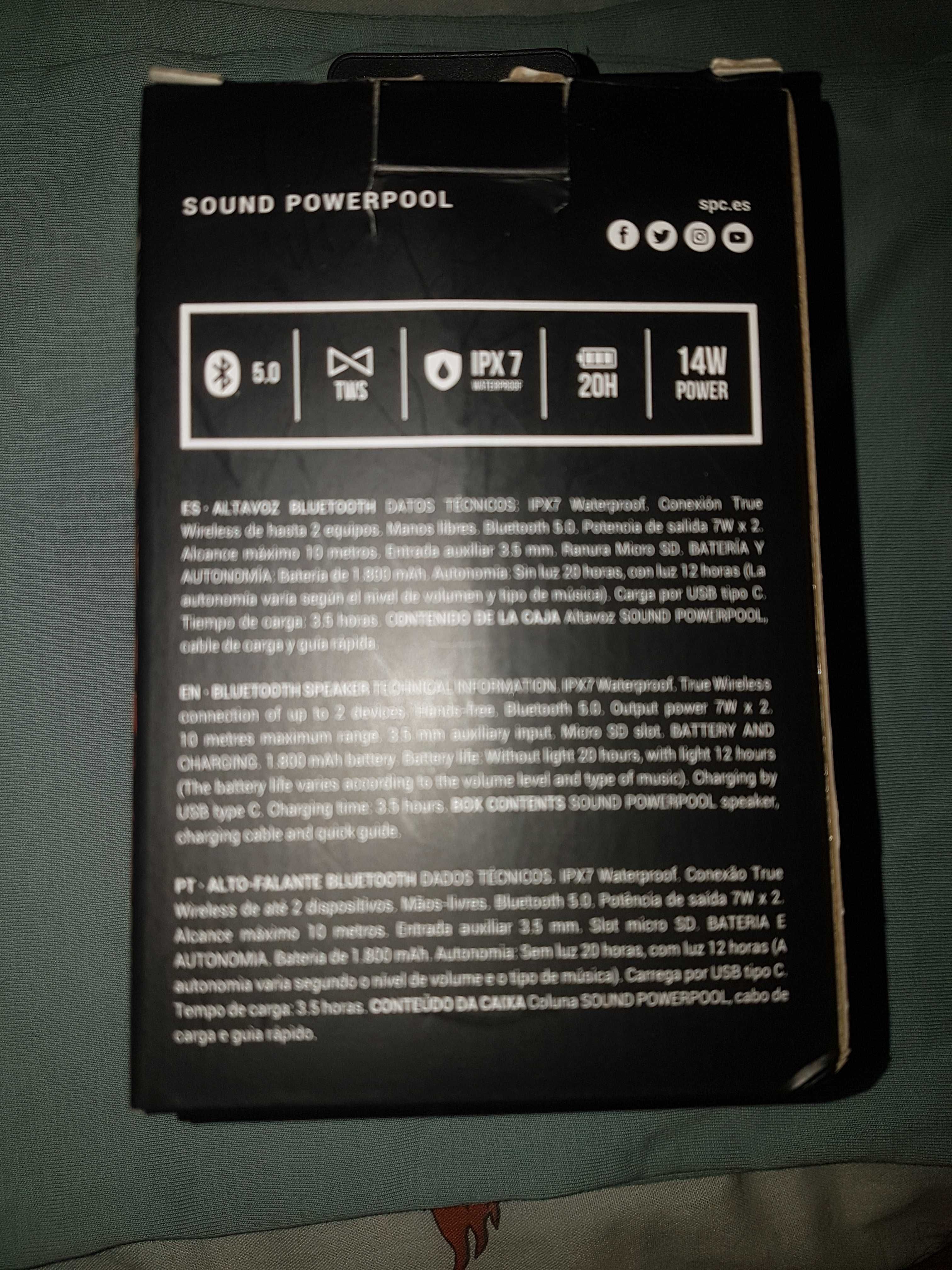 Coluna SPC Sound Powerpool