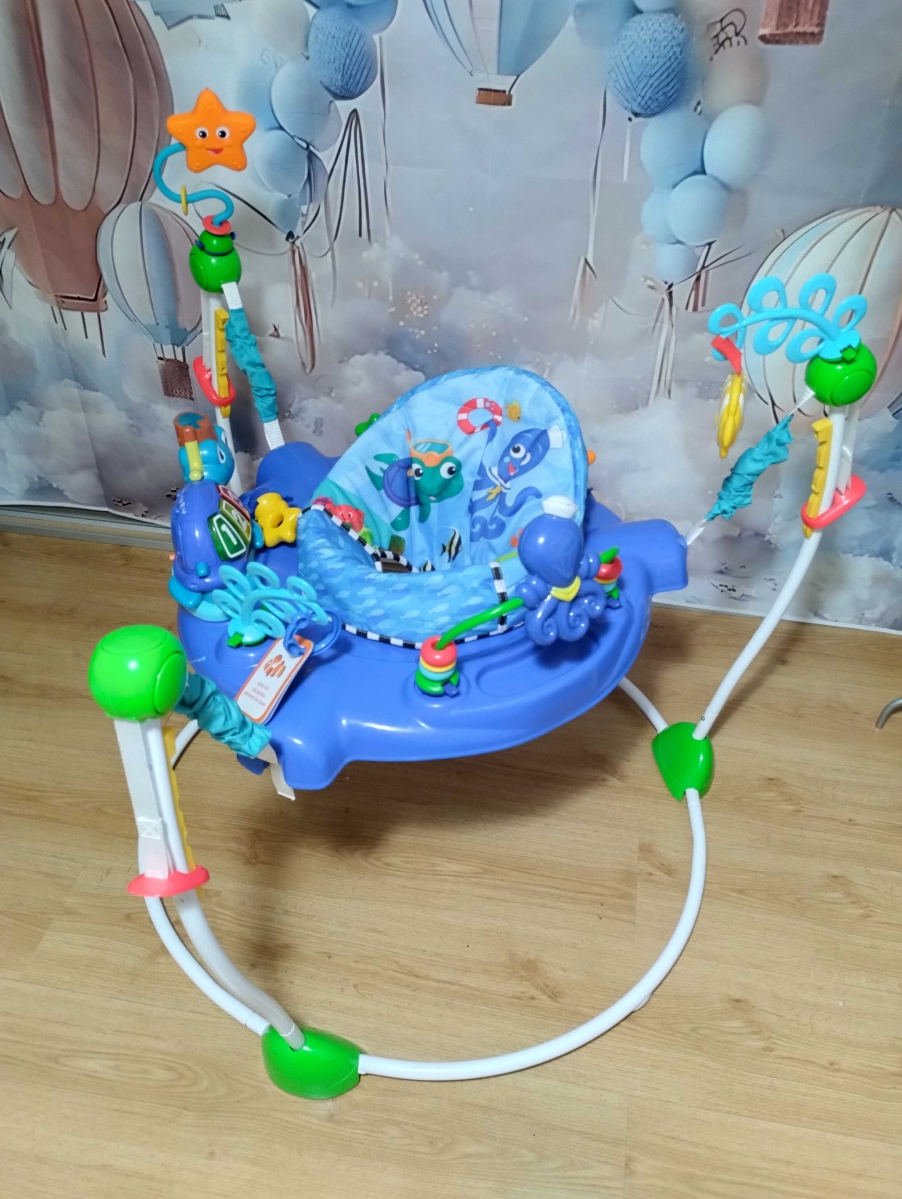 Skoczek interaktywny Baby Einstein Neptune Ocean stolik edukacyjny 360