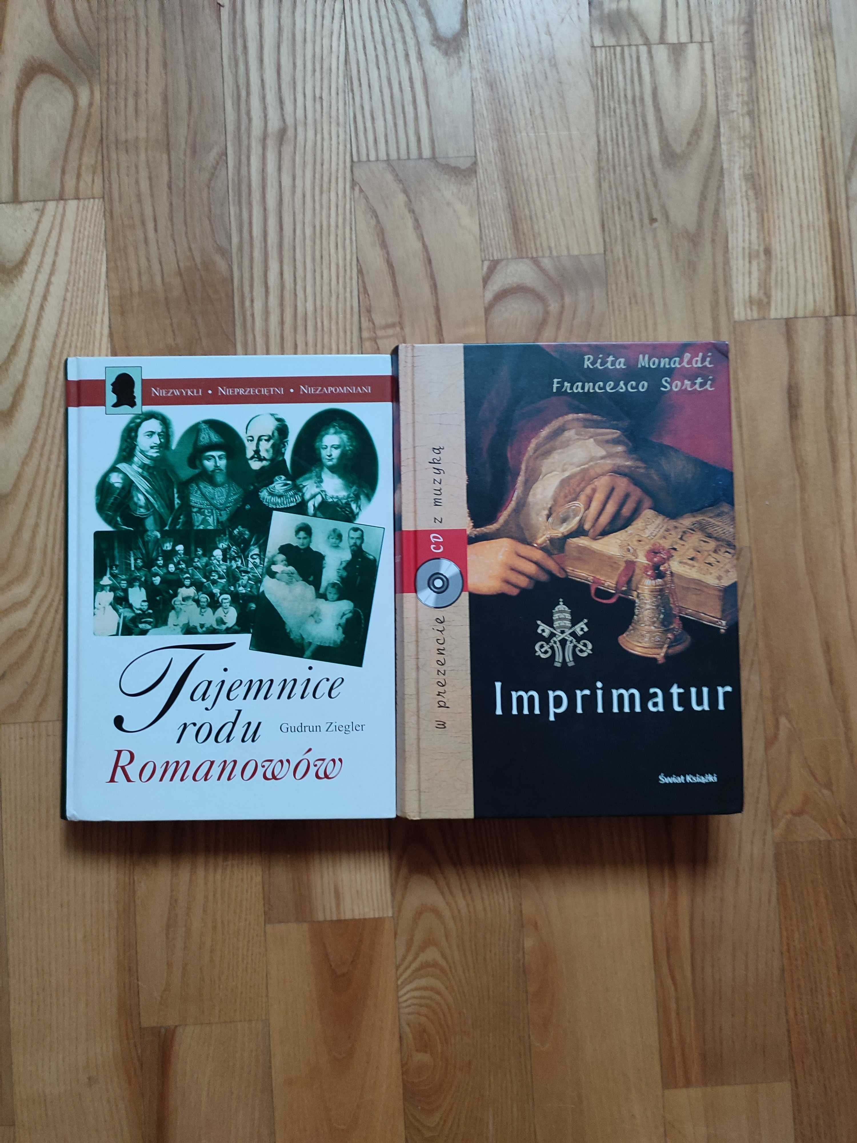 Tajemnice rodu Romanowów Ziegler + Imprimatur Monaldi, Sorti