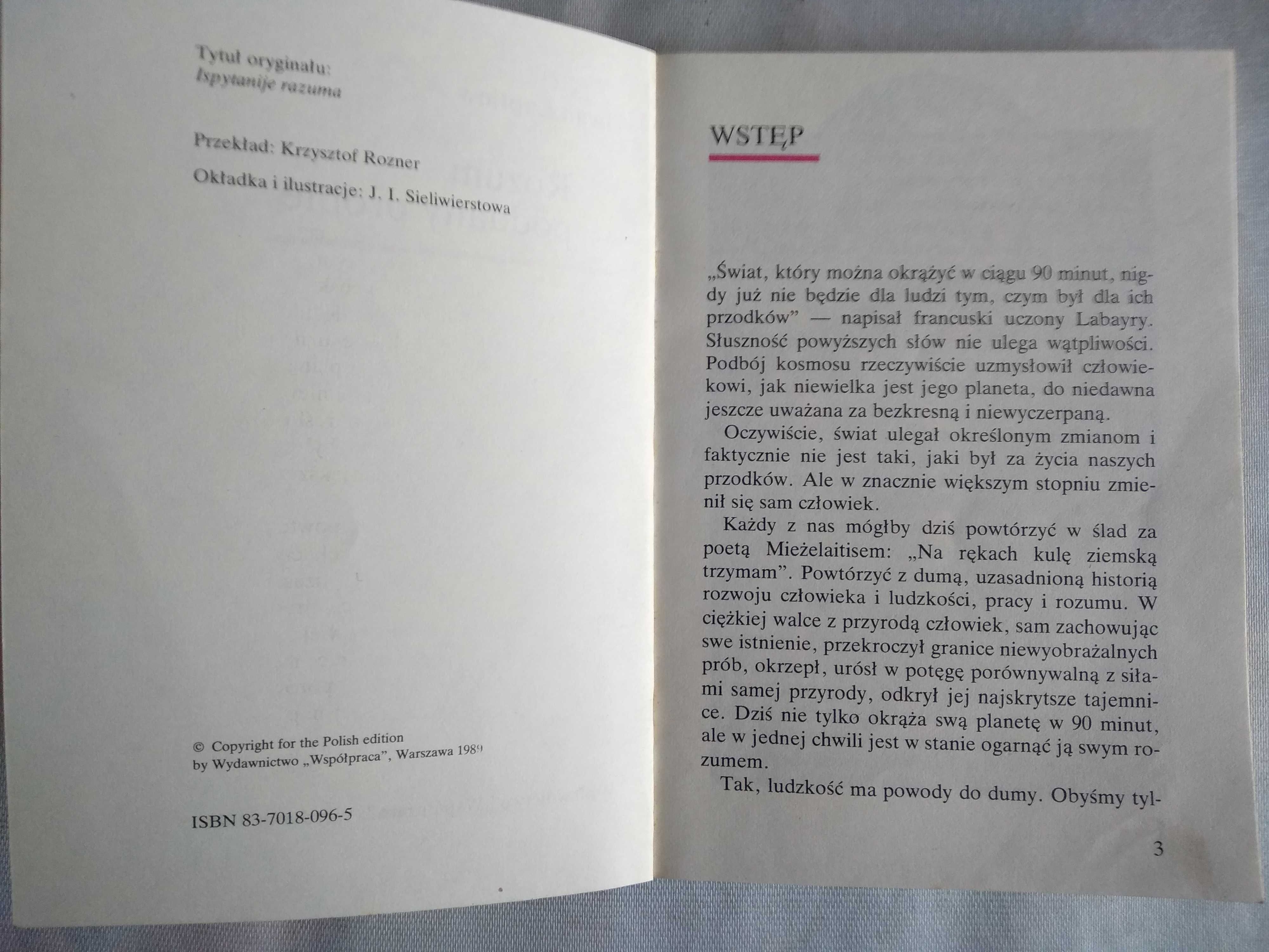 "Rozum poddany próbie" Iwan Łaptiew