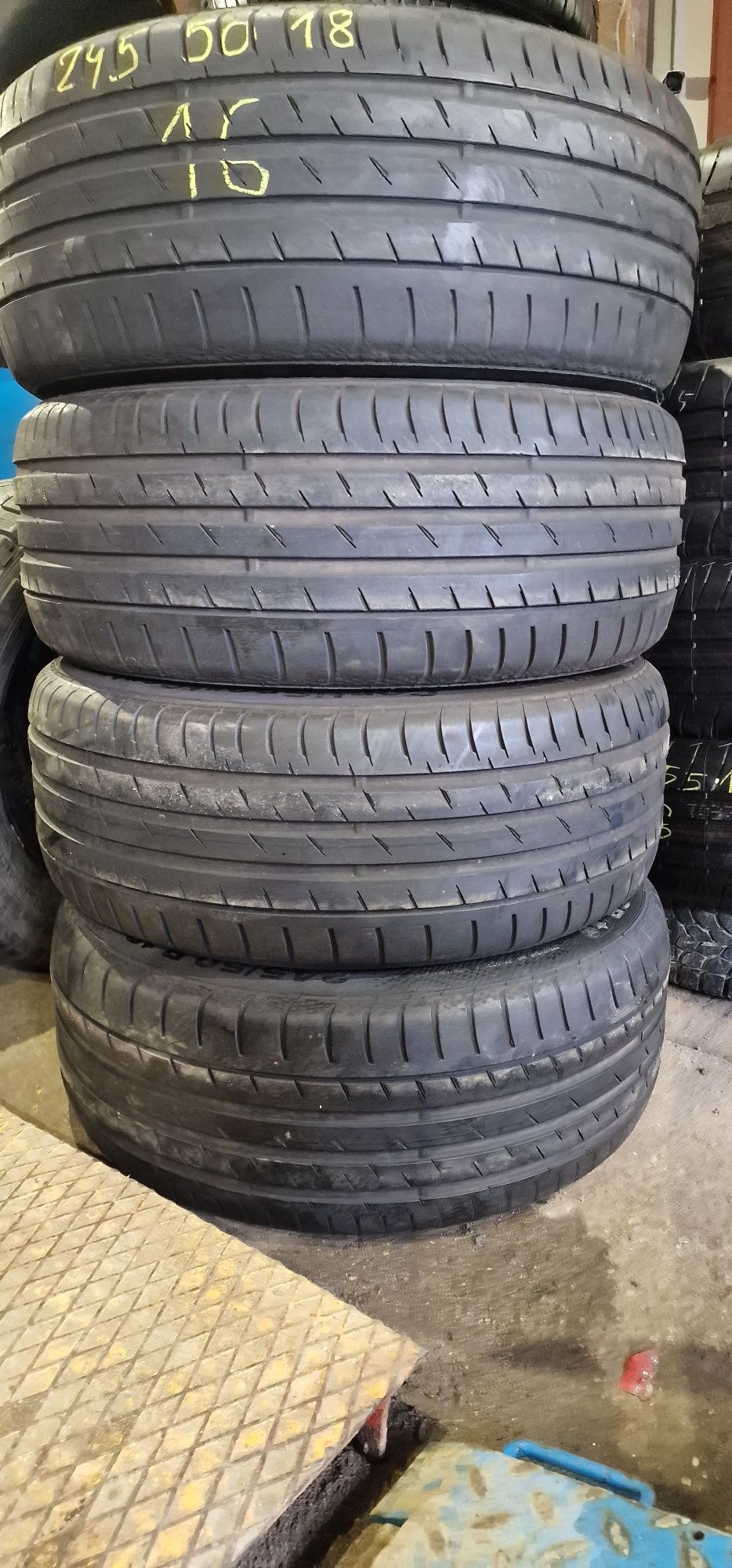 Opony Letnie Run-Flat R18 245/50-8mm-Montaż-Continental-Montaż