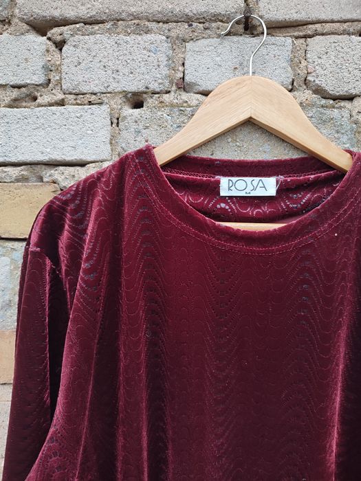 Damska bluzka welurowa