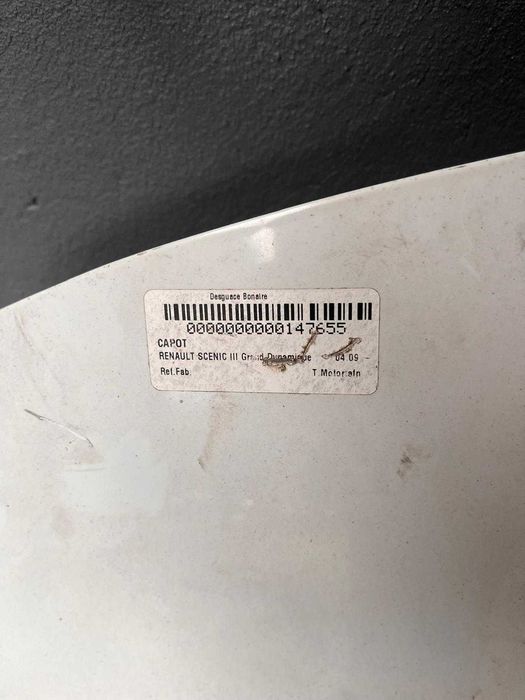 Capô Renault Scenic III