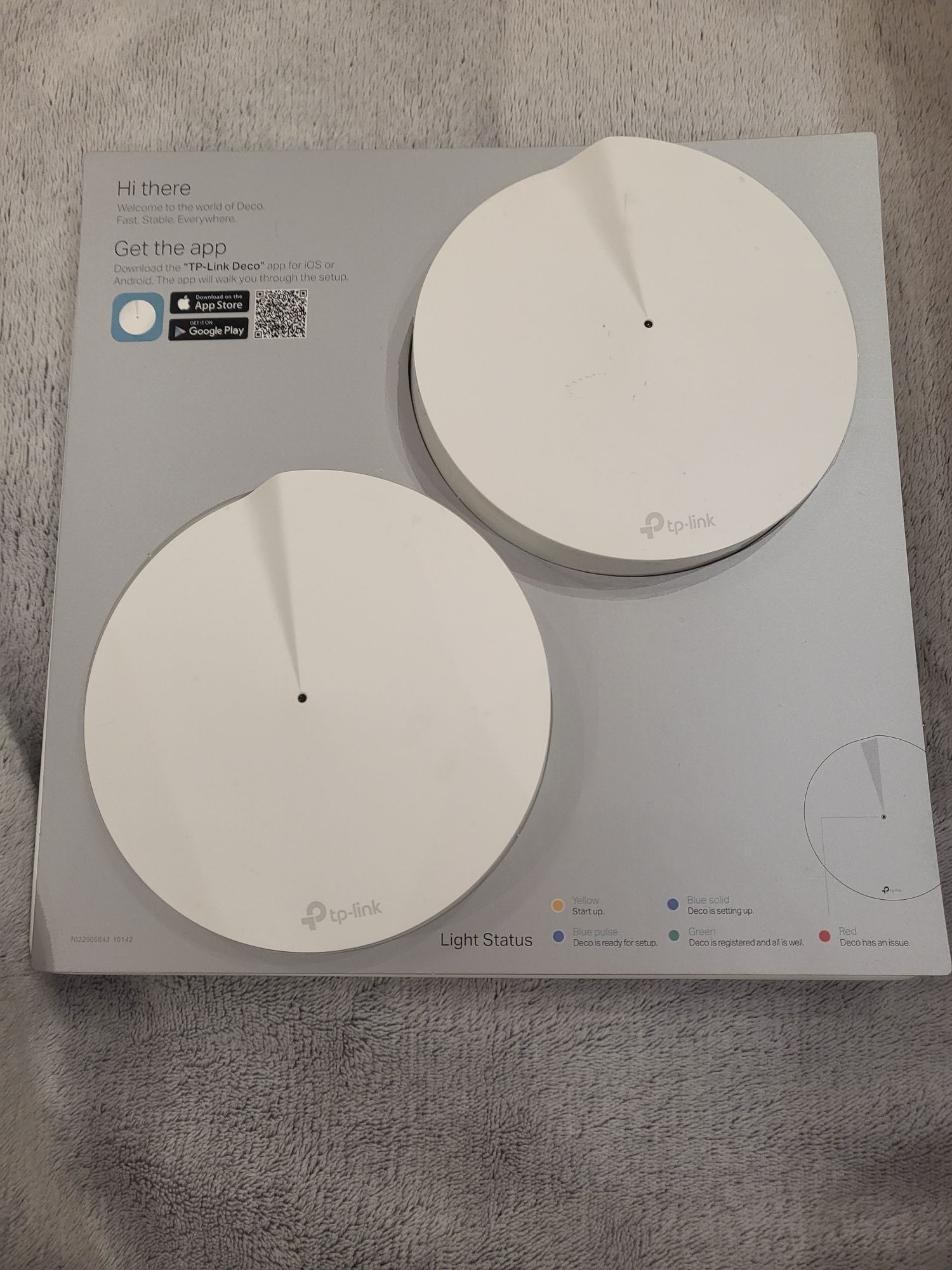 Domowy system wi-fi Deco tp-link M5 mesh acces poin 350 m2