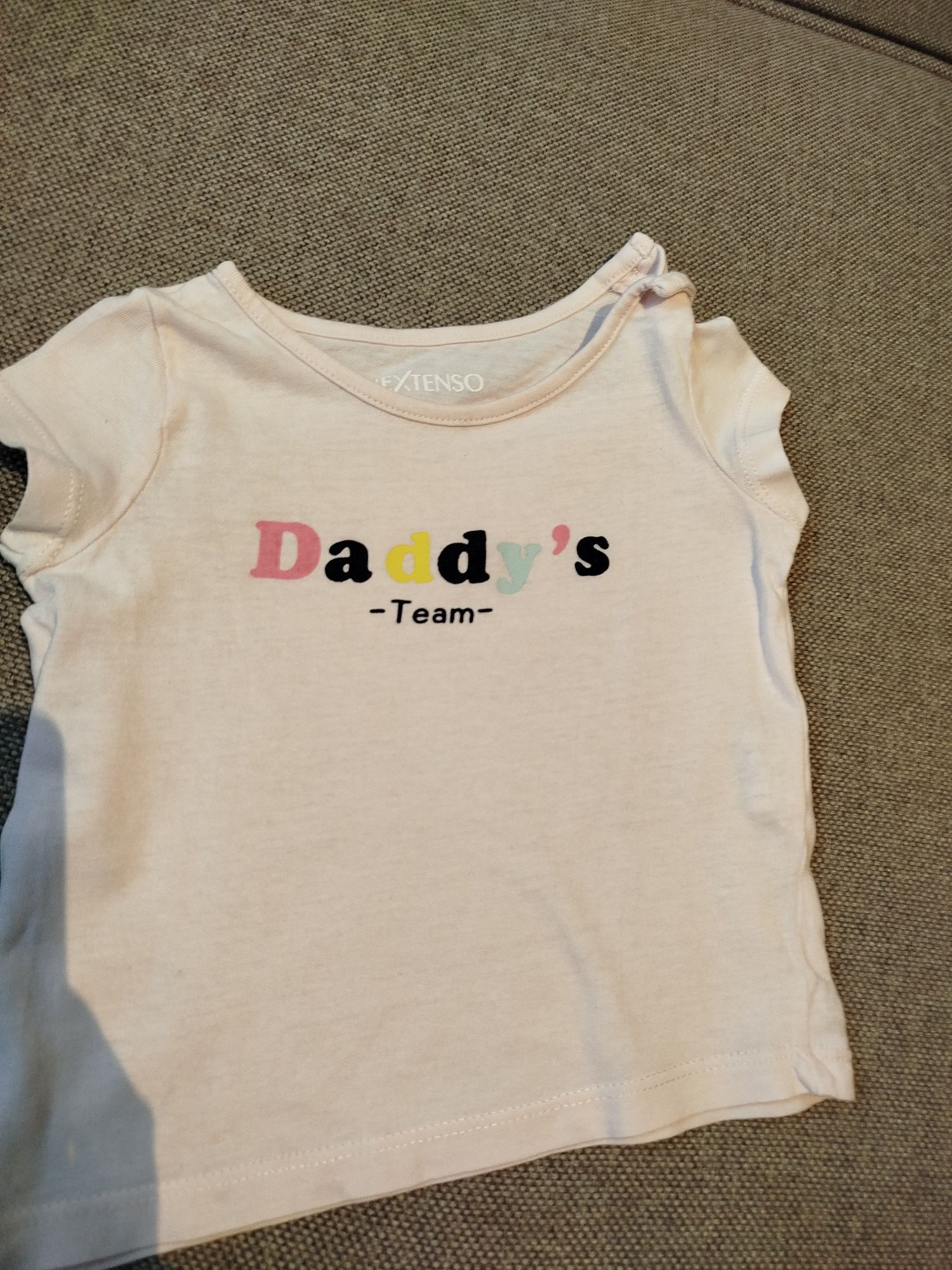 T-shirt "Daddy's Team" In Extenso
