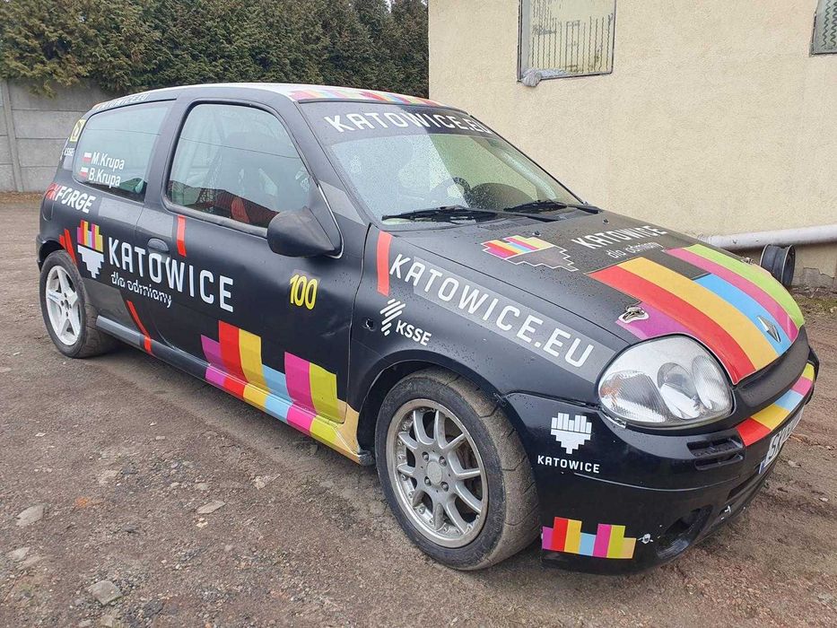 Renault Clio kjs, rajdowy, sport , wyścigowy