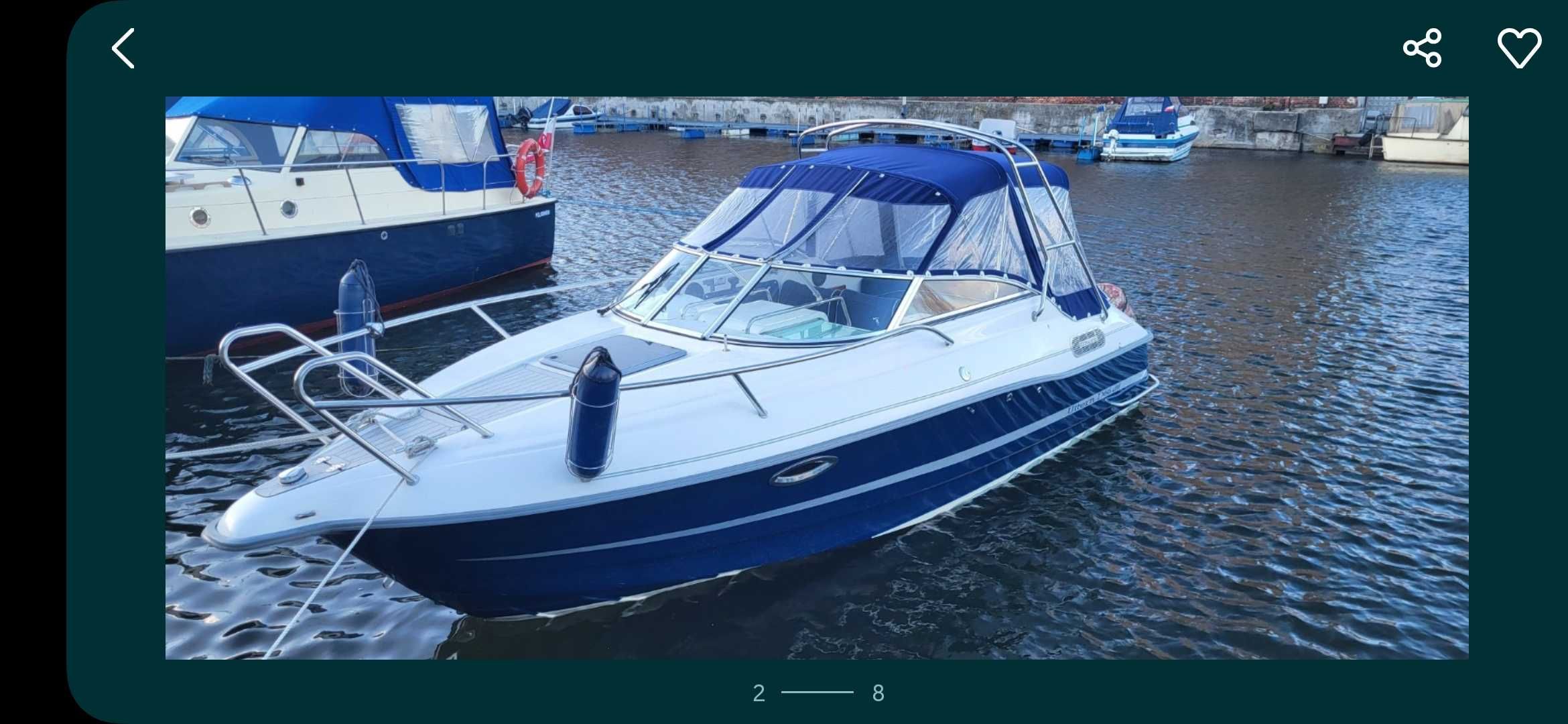 Uttern d66 dti piękna łódź motorowa 170hp Diesel
