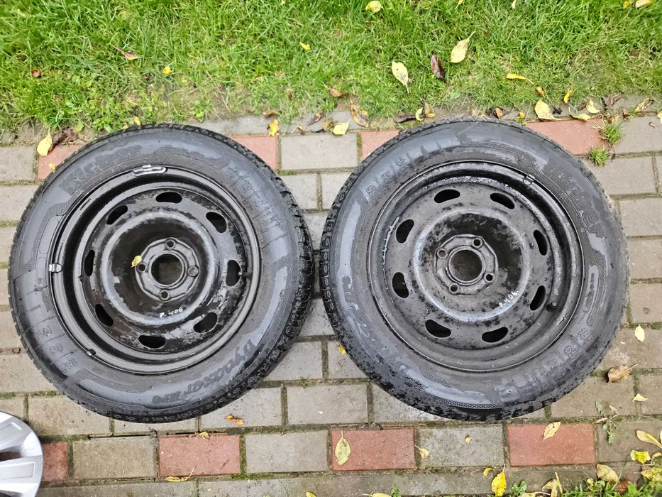 4x Opony na felgach 185/65R15
