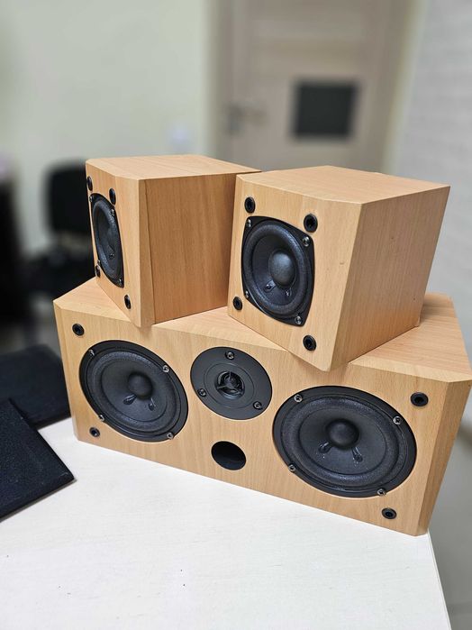 Колонки пасивні GENIUS 1-центальна + 2-тилові акустична система