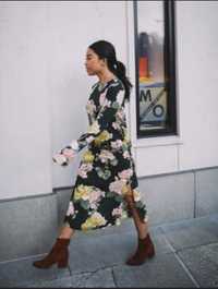 Piękna wiosenna elegancka sukienka H&M