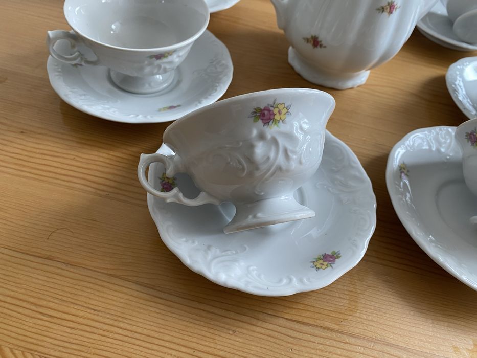 Zestaw do kawy ekspresu porcelana wałbrzych