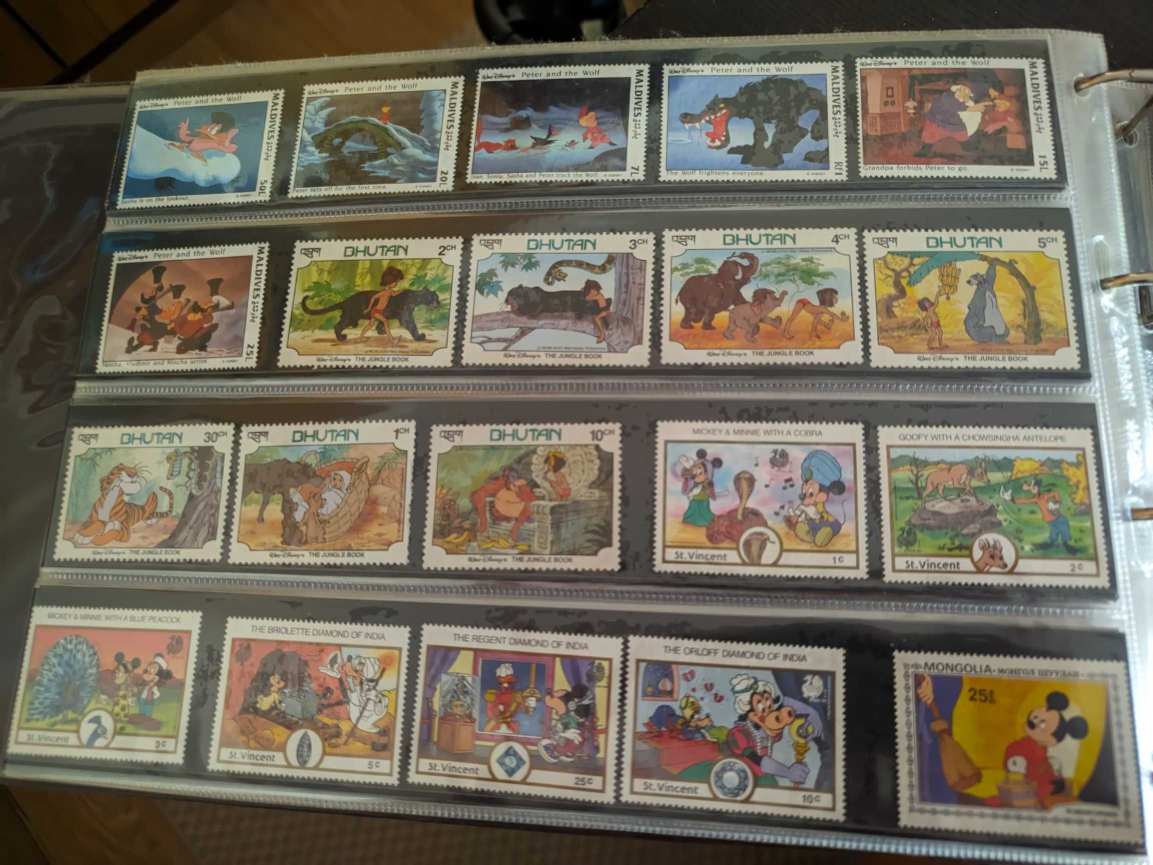 Selos Disney de vários paises