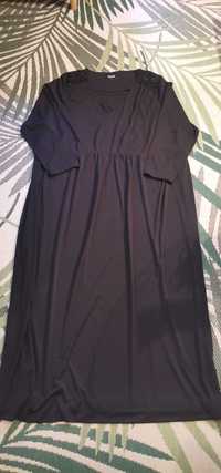 Sukienka czarna duża XL Carmakoma Only super tuszująca. 140 w biuście