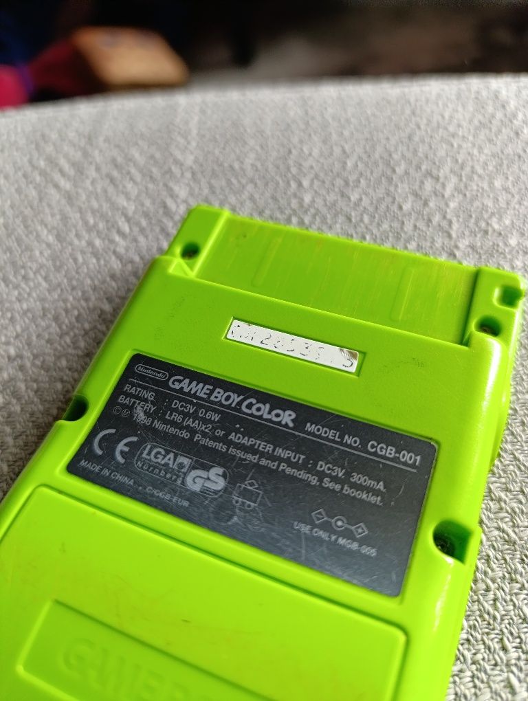 Game Boy Color plus gry