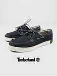 Niebieskie buty meskie mokasyny Timberland 1973 sznurowane eleganckie