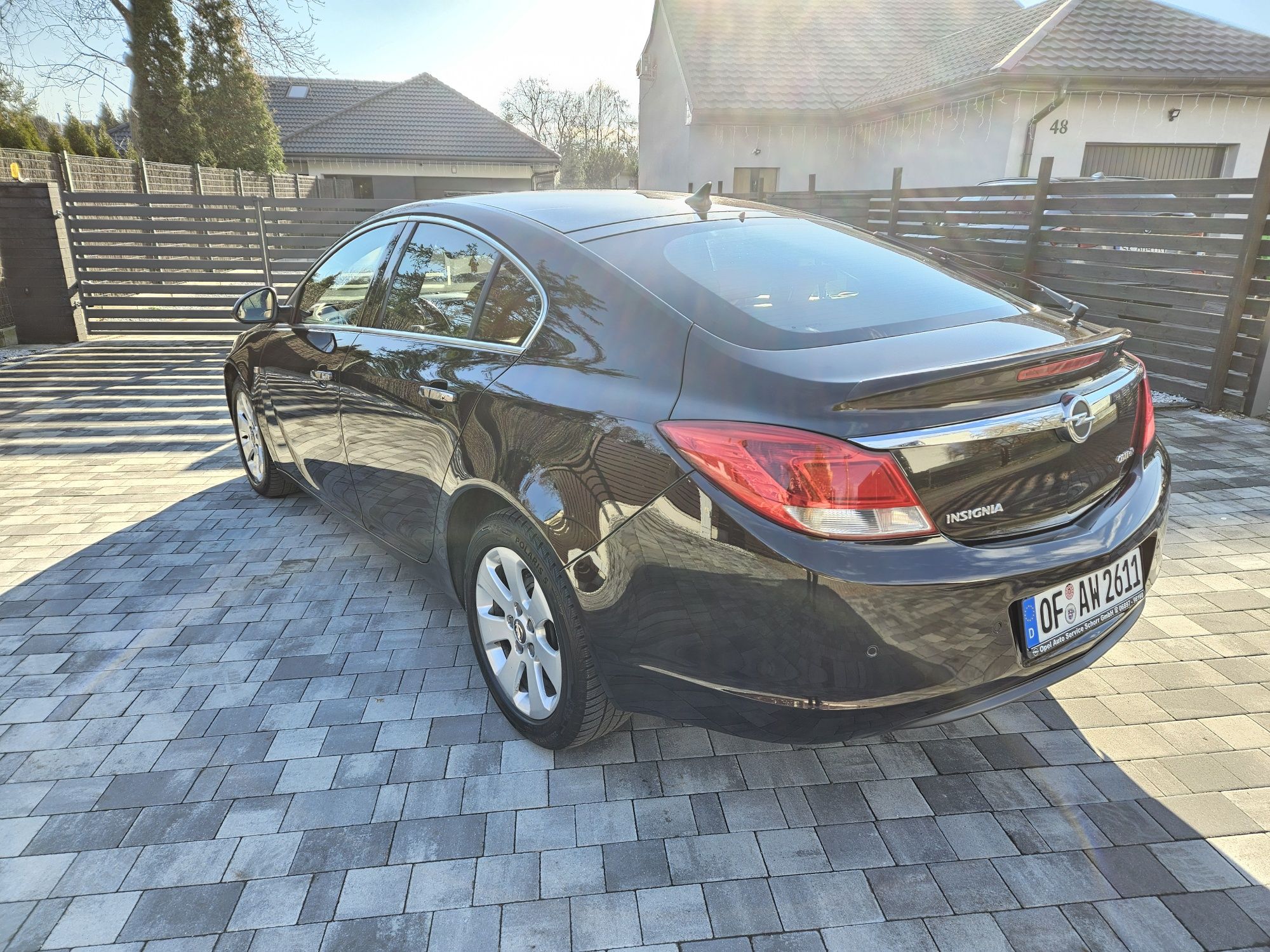 Opel Insignia 4x4 sedan 2011r 2.0 cdti 163km bixenon Czarny sufit