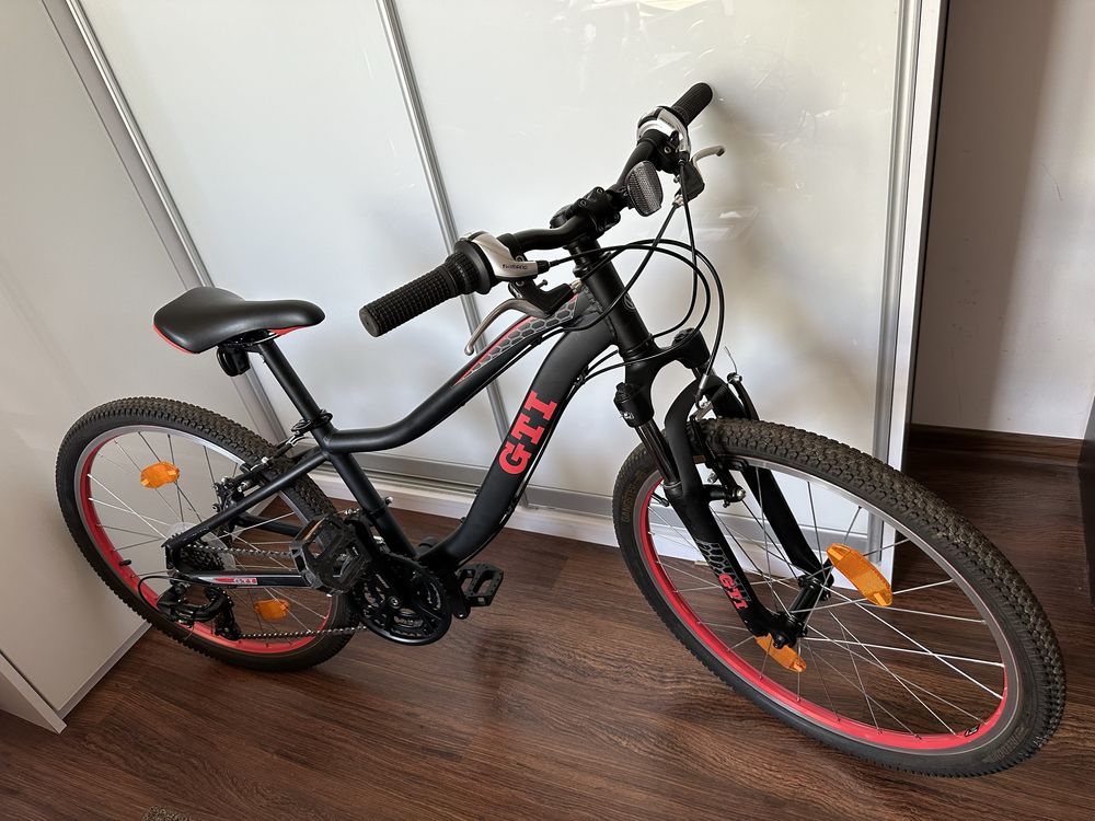 Rower młodzieżowy VW GTI MTB 24”, czarny mat.