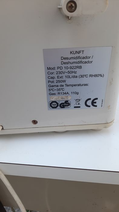 Desumidificador em bom estado