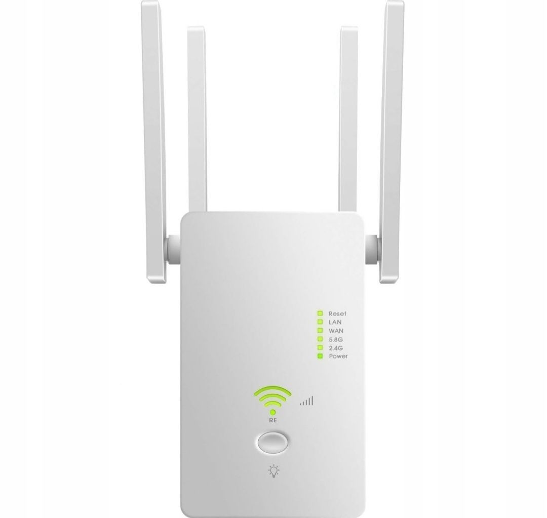 REPEATER WI-FI Wzmacniacz Sygnału Dual Band 2,4Ghz/5Ghz 1200Mb/s