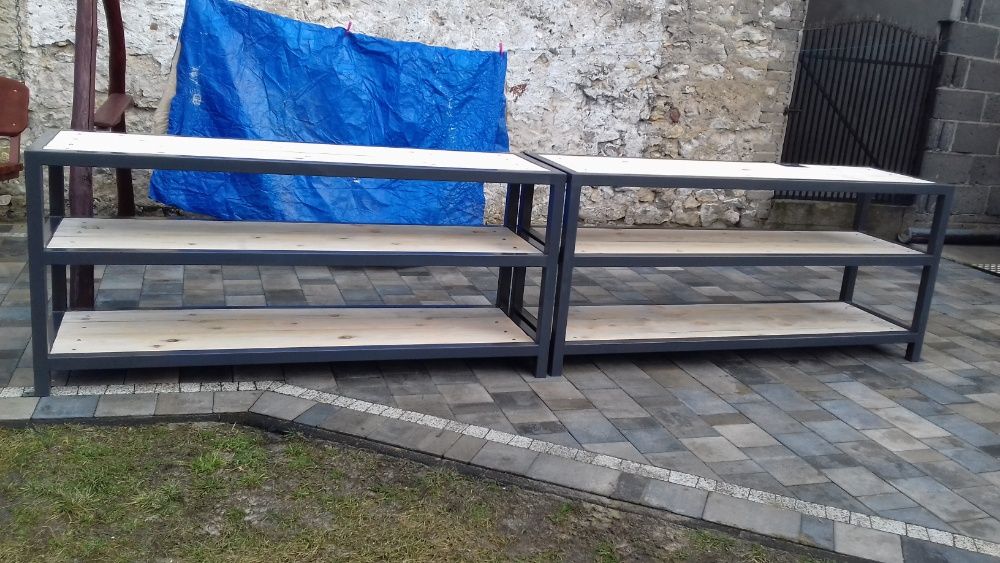 Solidne stoły i regały warsztatowe (falbanek)