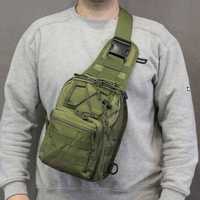 Тактична нагрудна сумка-слінг / бананка / барсетка через плече