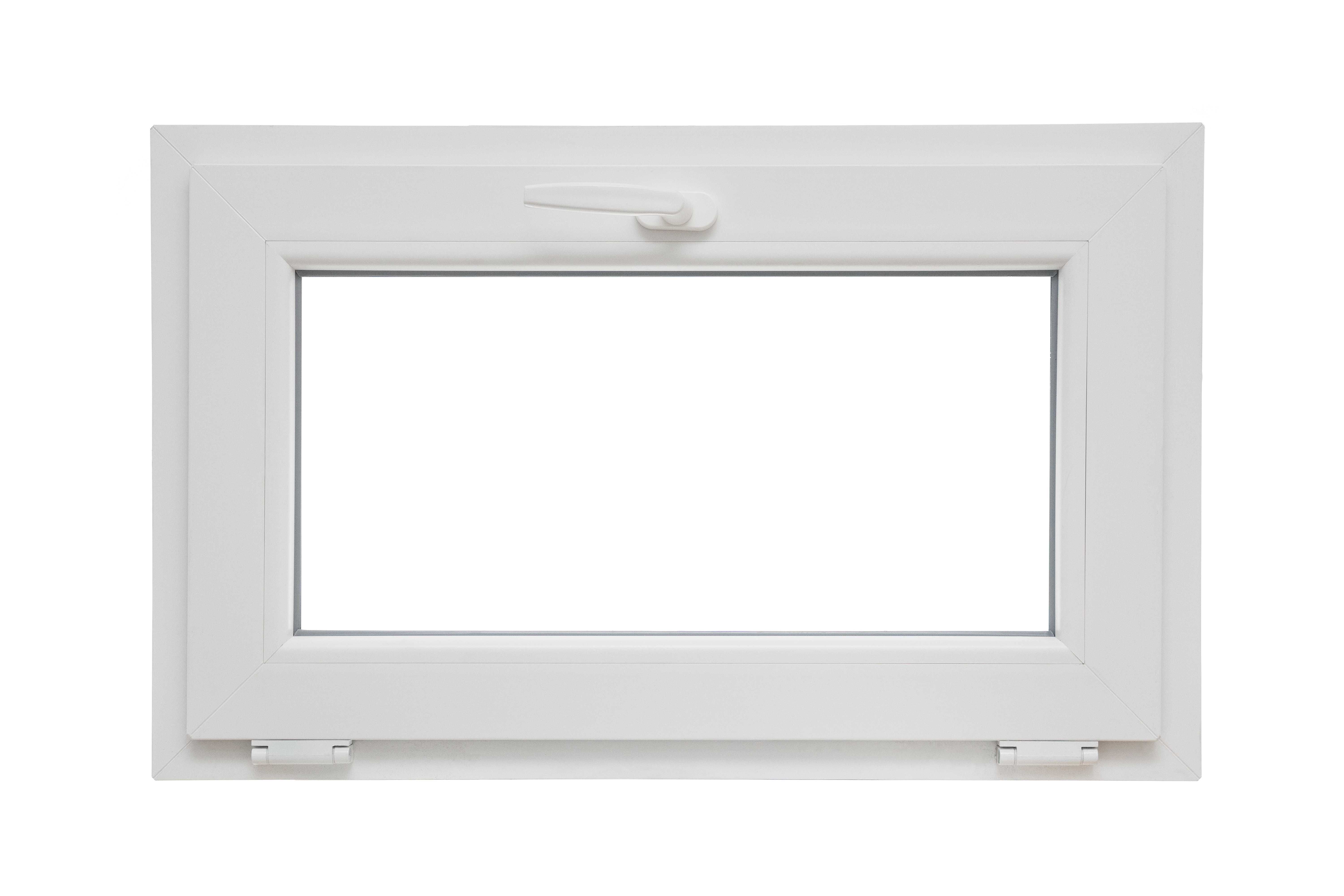 Okno 80x50 cm Piwniczne Garażowe Nowe Białe PREMIUM - Od Ręki