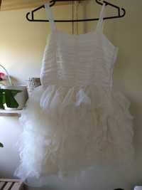 Biała/kremowa sukienka tiulowa Sukienka Princess H&M