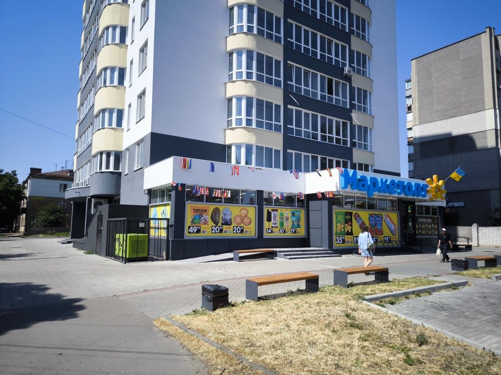 Продаж 1-ї кімнатної квартири після будівельників у центрі міста