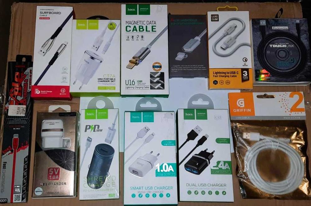 Сетевые зарядные устройства и кабеля для iPhone от 105 грн