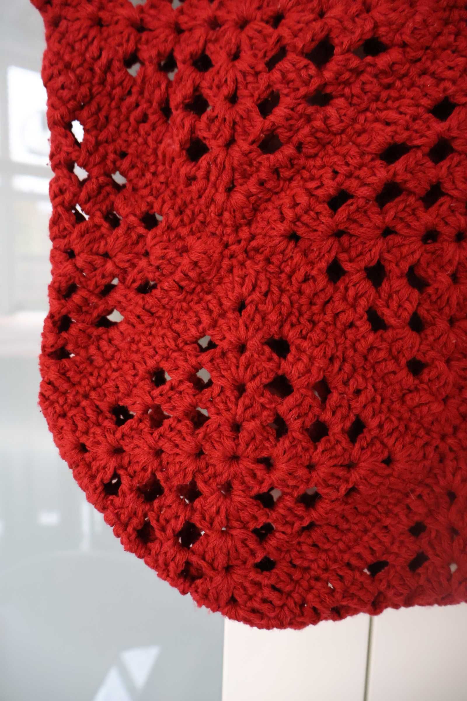 Szydełkowa siatka rękodzieło handmade
