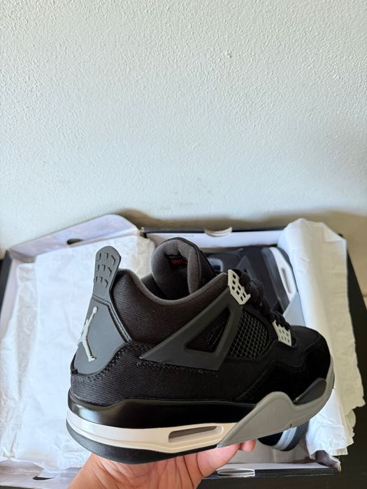 Jordan 4 “black canvas”