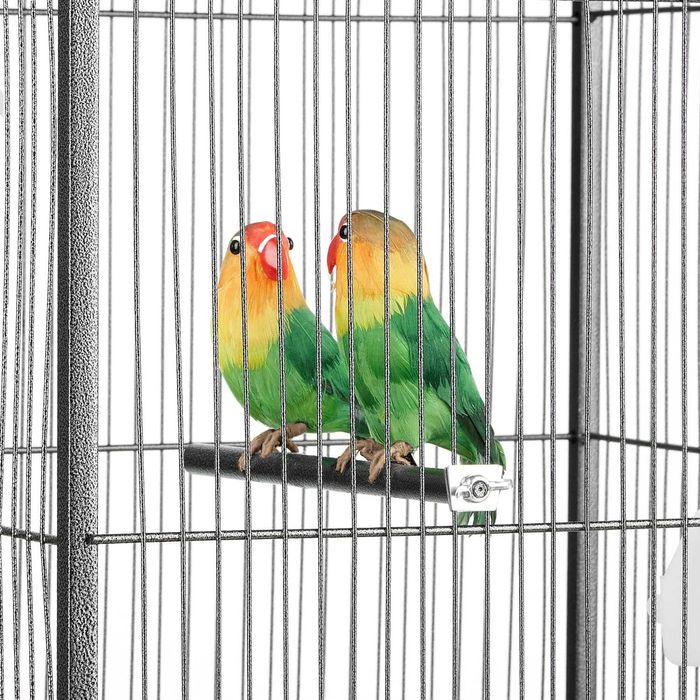 NOVO - Gaiola para pássaros com rodas, para aves, canários, periquitos