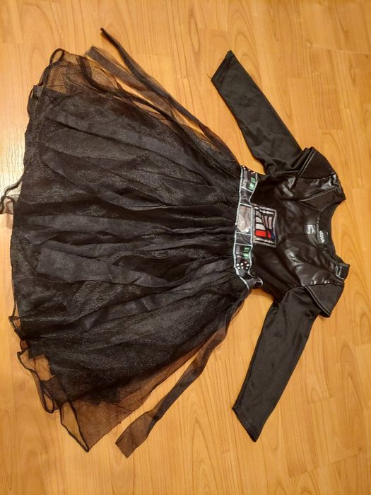 kostium Star Wars Darth Vader girl women 7-8 lat George 122/128