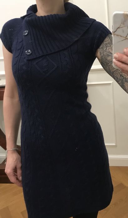 Calvin Klein dzianinowa sukienka tunika 36/S