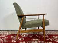 Fotel PRL „lisek” Henryk Lis patyczak lata 60 retro vintage fargotex
